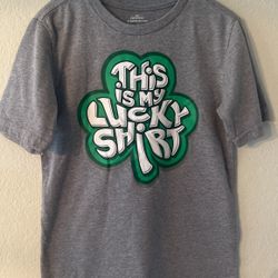 “This Is My Lucky Shirt” Kids T-Shirt- Size 6/7