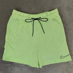 Nike 655323-995 Standard Fit Drawstring Training Green Shorts Women's Size M NWT