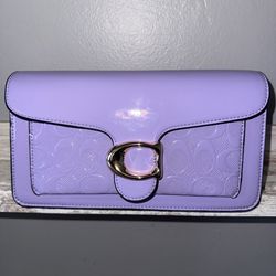 Pastel Purple Coach Bag