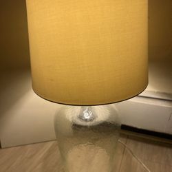 Table glass Lamp For Sale