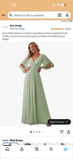 Formal evening dress