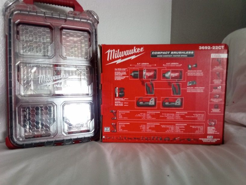 Milwaukee Drill And Driver Combo Kit With Packout