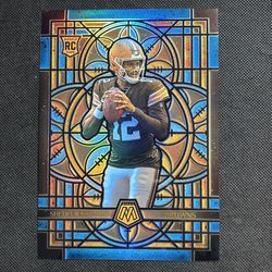 2025 Mosaic Football OVERSIZED Jumbo Shedeur Sanders RC Stained Glass Browns