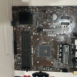 msi b450m motherboard and ryzen 5 2600
