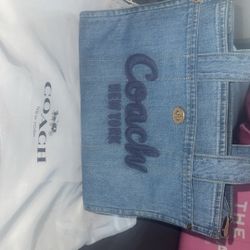 Coach Denim Meduim Bag