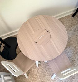 KidKraft Round Storage Table & 2 Chair Set