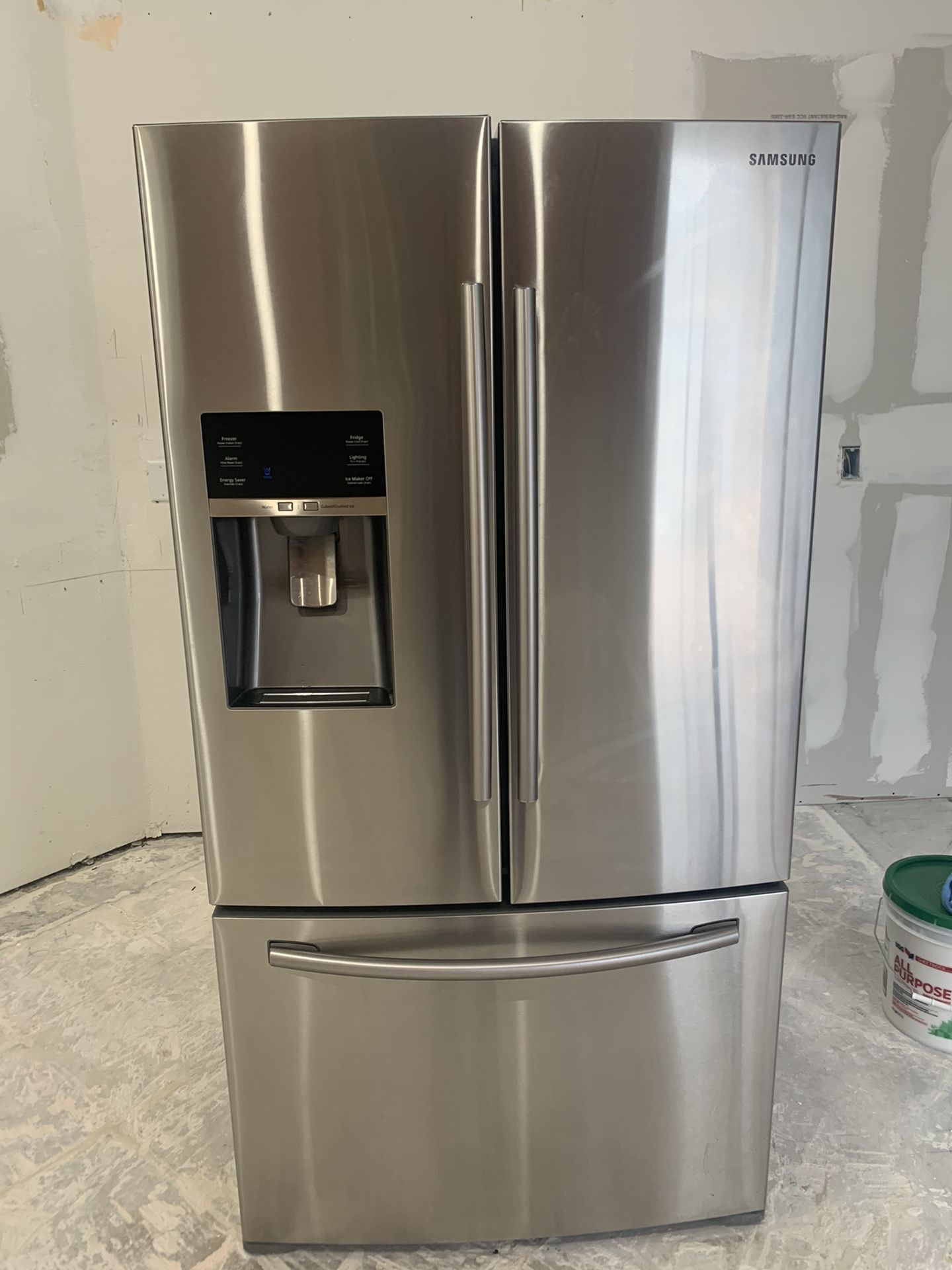 Samsung fridge, stove, microwave and dishwasher combo