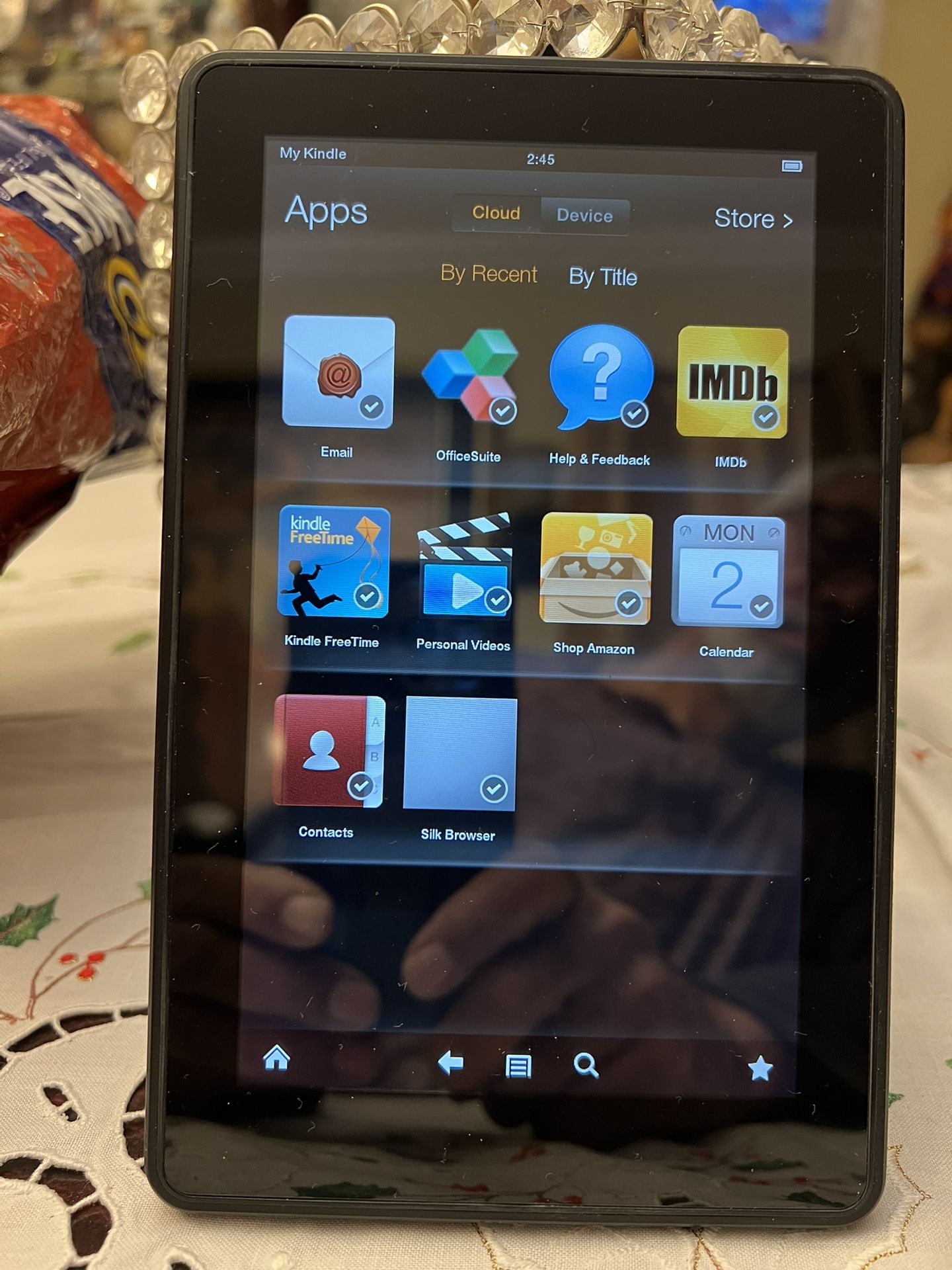 Kindle Amazon Tablet 7” like New With Case