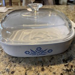 Vintage Blue Cornflower Corningware   A-10-B