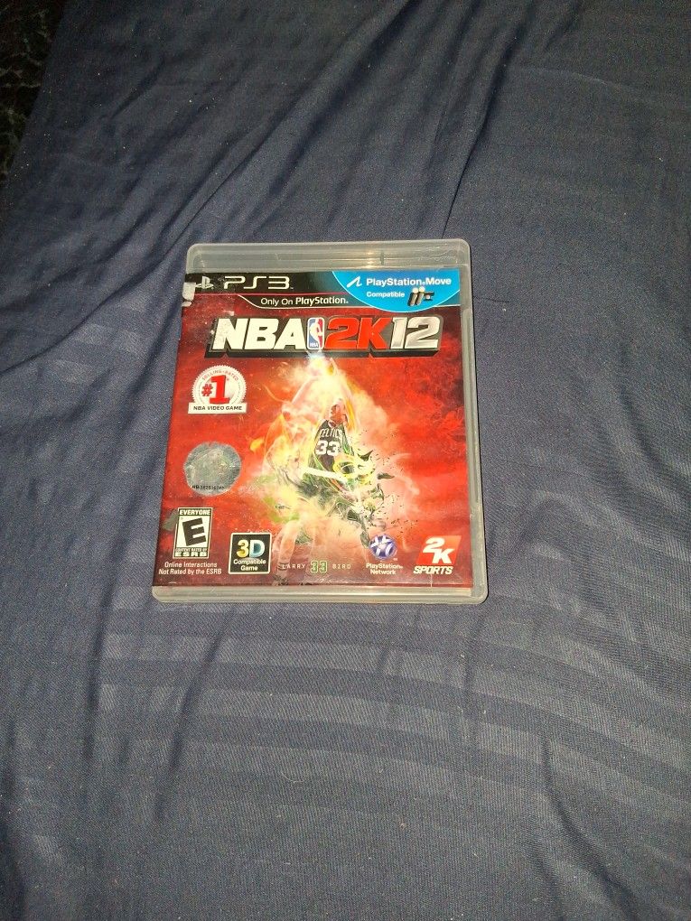 NBA 2K12 for PlayStation 3 (PS3) - Complete with Case and Manual