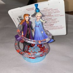 Disney frozen Elsa and Anna ornaments
