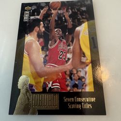 1997-98 Upper Deck Michael Jordan Basketball Card