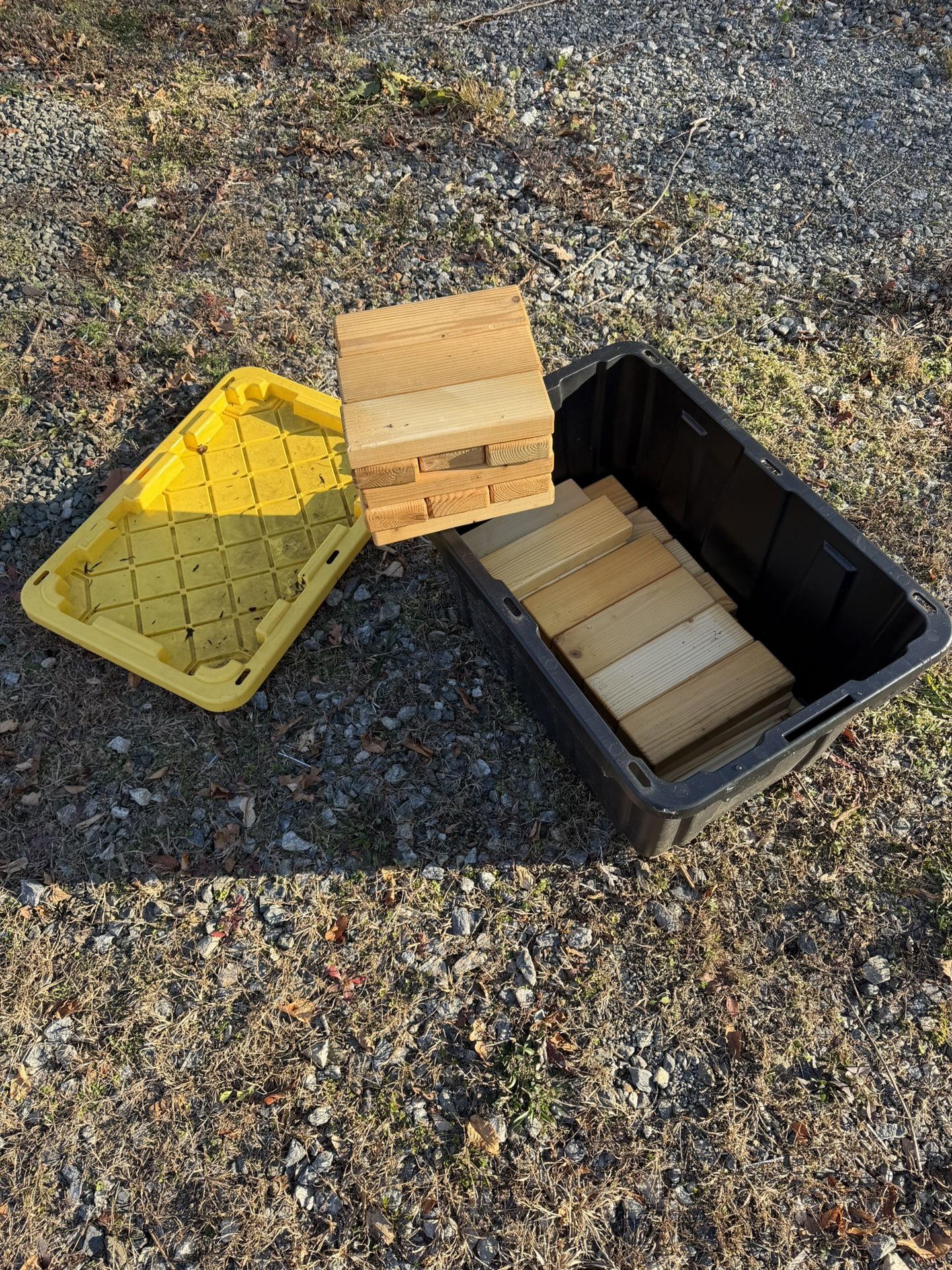 Outdoor Jenga Tumbling Timbers