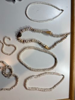 Puka shell necklaces
