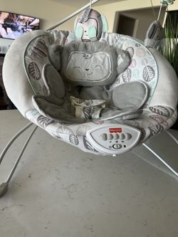 Matching Baby Swing, Bouncer, And Sit Me Up