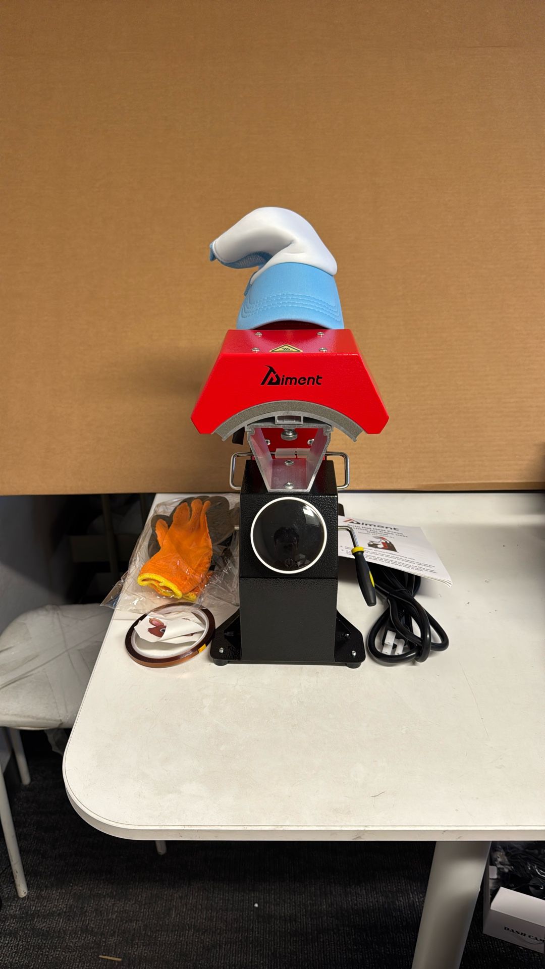 Auto Hat Heat Press Machine For Caps