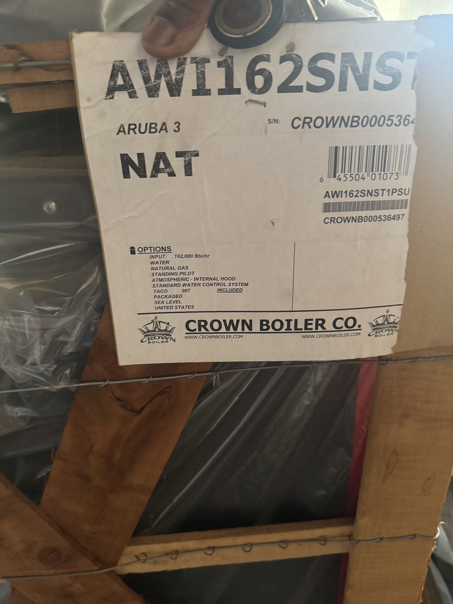 160,000 Btw Water And Gas Heater