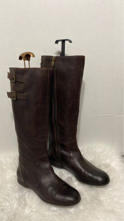 Enzo Angiolini Taupe Zayra Tall Boots Size 7