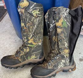 Rocky 16" Lynx Snakeproof Waterproof Boots  excellent, 9 M