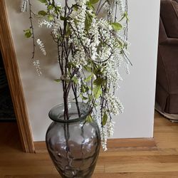 Tall Vase With Flowers