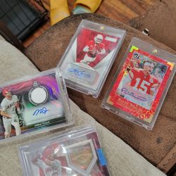 Patrick Mahomes Kyler Murray Mike Trout Auto Lot 