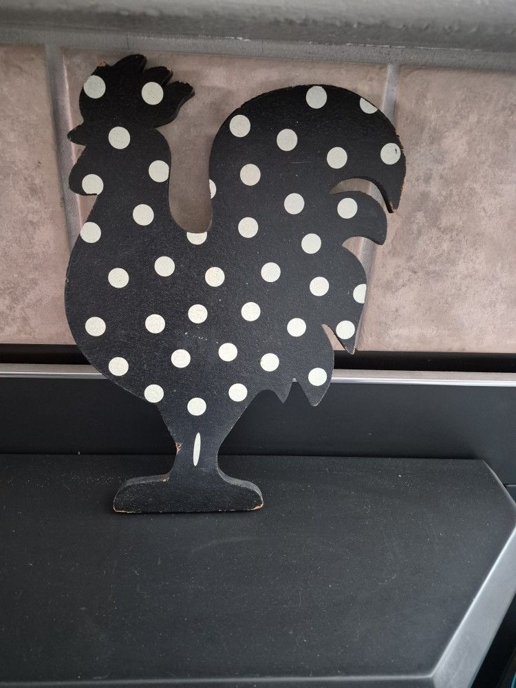 Black and white chicken