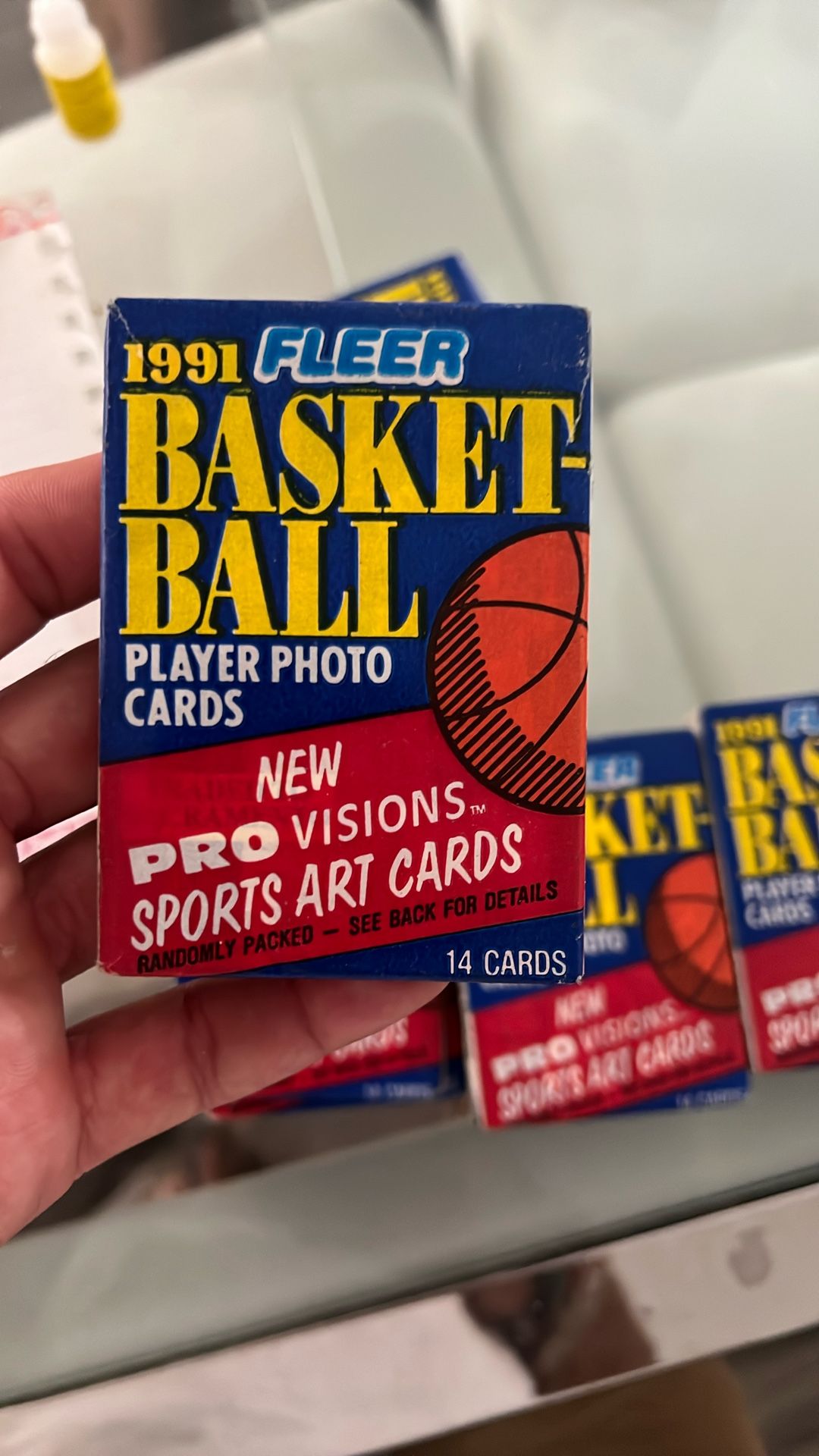 1991 Fleer Basket-ball Cars Still In original package
