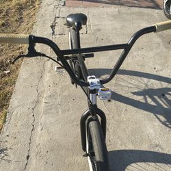 Bike Bmx Black With White 