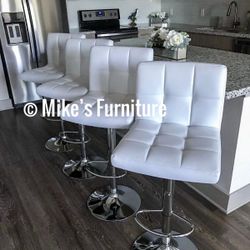 New Adjustable Bar Stools, barstools, barstool, bar stool, Sillas, Dining Chairs, chair, chairs, cadeiras (4 colors Red, Black, White, Gray)