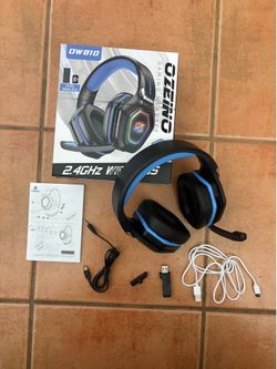 Ozeino Wireless/bluetooth Gaming headphones