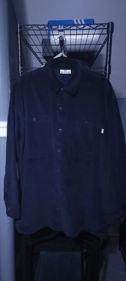 Pro Club Men's Heavyweight Corduroy Chore Jacket - Size: XL - Color: Navy Blue