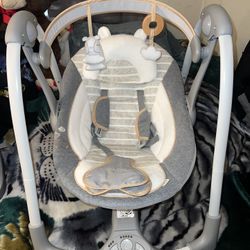 Ingenuity Boutique Collection Swing 'n Go Portable Baby Swing