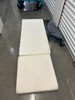 Trifold mattress with case 75x25
