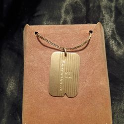 Vintage Necklace and Pendant (14 K G.F. )