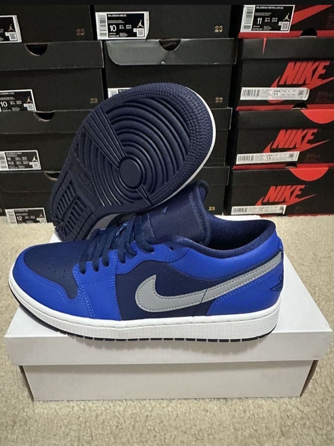 Nike air jordan 1 low  game royal blue DC0774-400 Womens Size 10.5/ 9 Mens  Brand New