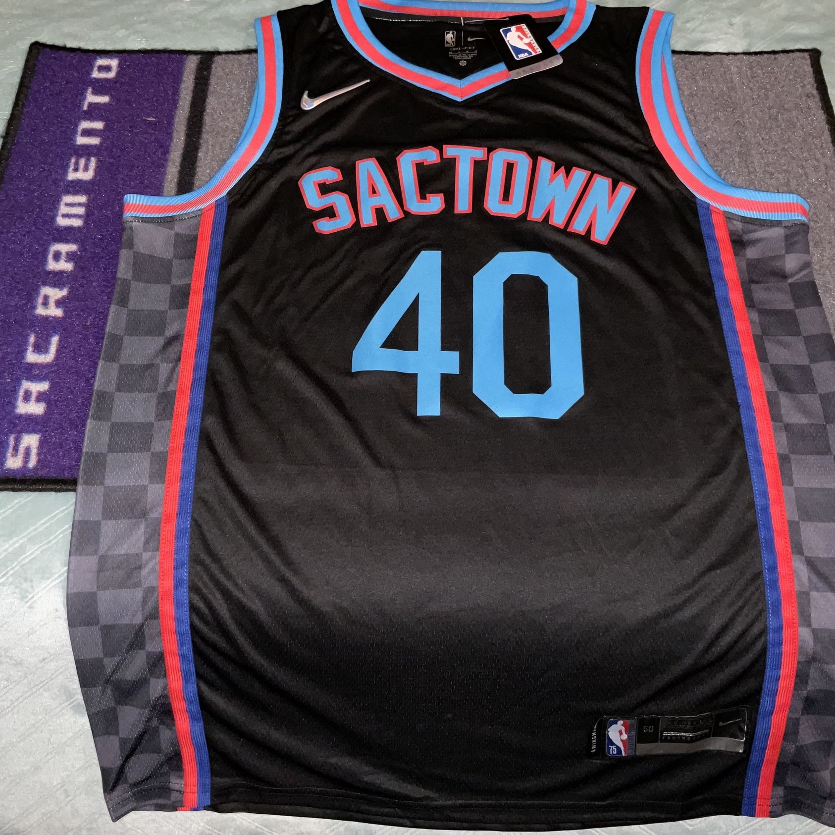 Sacramento Kings Harrison Barnes SacTown NBA 75th anniversary City Edition  Jersey Adult Mens Large N.W.T for Sale in Sacramento, CA - OfferUp