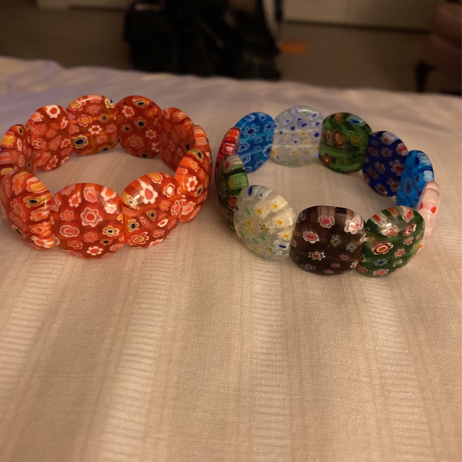 Stretch Comfortable Bracelets . Beautiful And Colorful Beads!