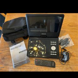 Portable Vehicle DVD / CD Player & Accessories Bundle