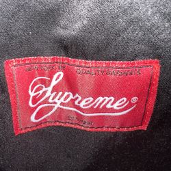 Supreme Script Baseball Jersey Black Size XL – #1 Back