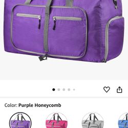 Purple Duffle Bag
