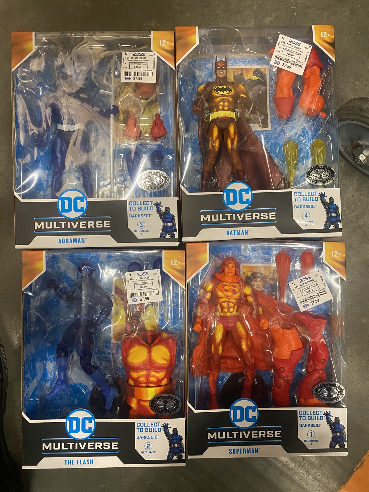 McFarlane Toys DC Multiverse Justice League Task Force Platinum Edition bundle
