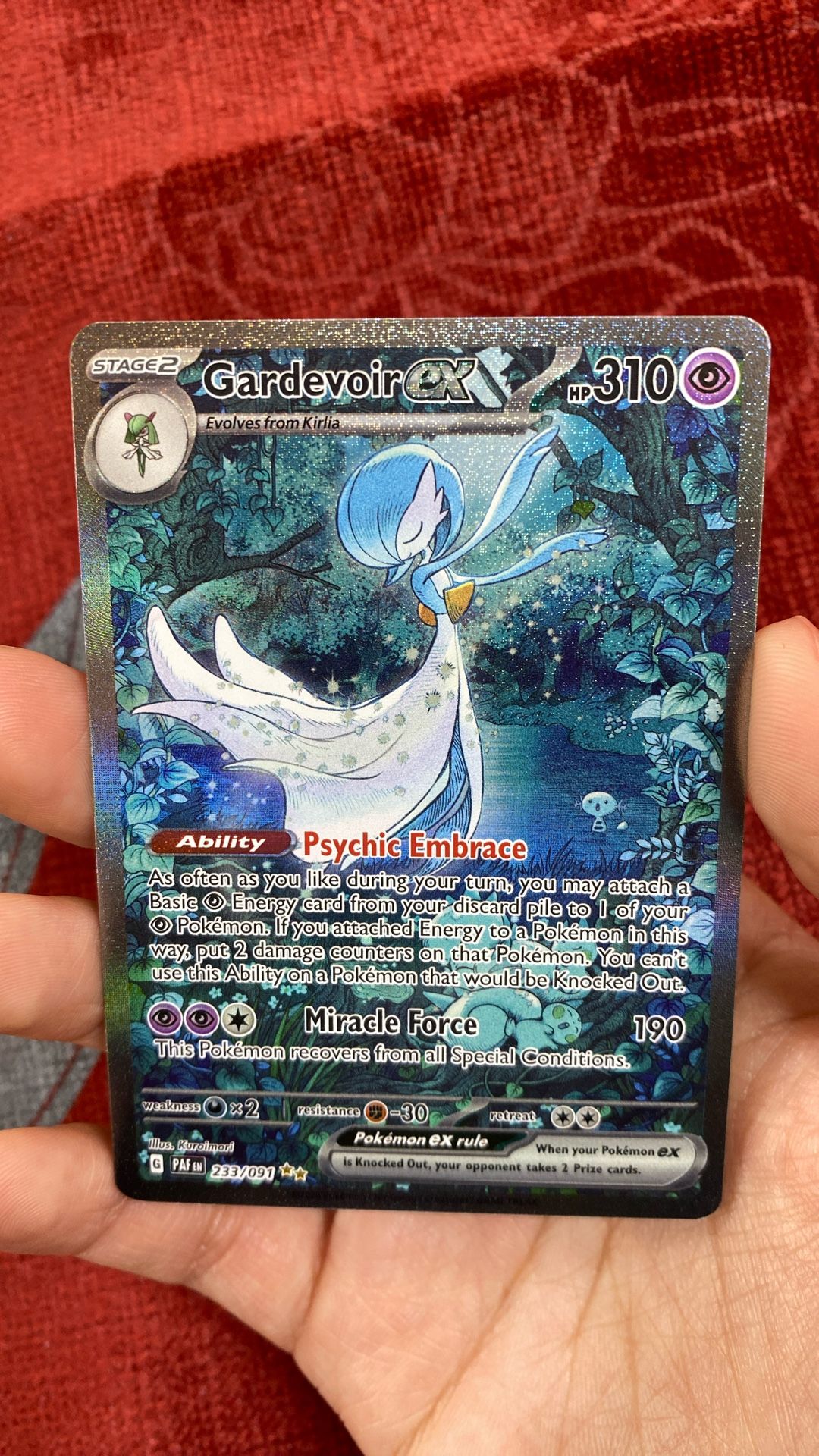 Gardevoir ex 233/091 Paldean Fates