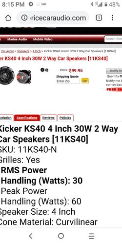 Car speakers