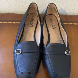 Lifestride Black Buckle Shoes