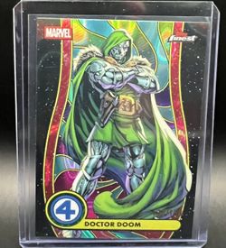 2026 Topps Finest Fantastic Four Doctor Doom Blacklight Variations /150
