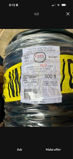8/2 NM-B 500 ft | 8/2 Romex 500 ft | 8/2 wire 500 ft | 8/2 electrical wire 500 ft