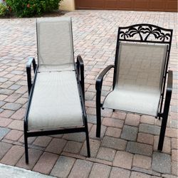 2 Lawn Chairs  & 1Lounge Chair