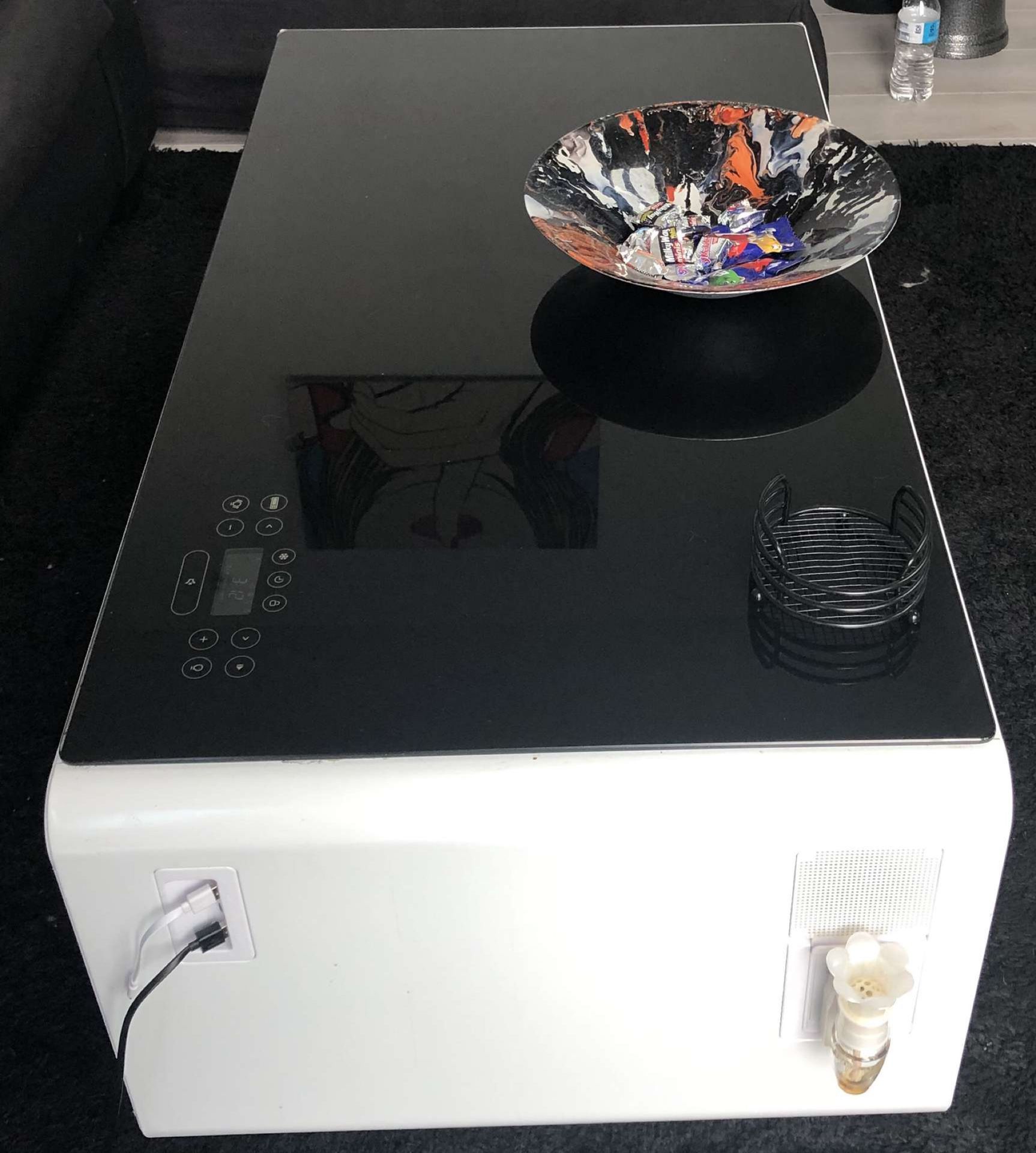 Sobro smart table with fridge