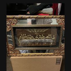 Mirrored 3D Wall Art Last Supper