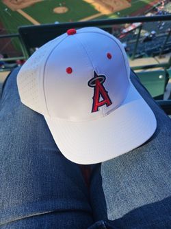 LAA Angel's White Performance Baseball Cap MLB